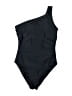 Unbranded Solid Black One Piece Swimsuit Size M (estimated) - photo 1