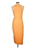 Lush Solid Orange Cocktail Dress Size L - photo 2