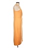 Lush Solid Orange Cocktail Dress Size L - photo 4