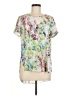 Spense 100% Polyester Ivory Short Sleeve Blouse Size M - photo 1