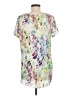 Spense 100% Polyester Ivory Short Sleeve Blouse Size M - photo 2