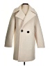 NVLT 100% Polyester Ivory Coat Size S - photo 1