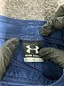 Under Armour 100% Polyester Blue Athletic Shorts Size 4 - photo 3