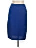 St. John Color Block Blue Casual Skirt Size 8 - photo 1