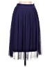Kikiriki 100% Polyester Solid Blue Formal Skirt Size S - photo 1