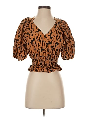 Karina Grimaldi Short Sleeve Blouse (view 1)