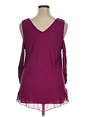 American Rag Cie 3/4 Sleeve T-Shirt (view 2)