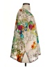 Johnny Was 100% Silk Floral Multi Color Tan Blouse Size S - photo 4