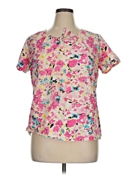 Basic Editions Short Sleeve Blouse