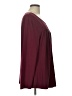 Unbranded Burgundy Long Sleeve Blouse Size L (estimated) - photo 4