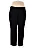 MICHAEL Michael Kors Solid Black Dress Pants Size 2X - photo 1