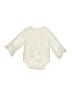 Unbranded 100% Polyester Ivory Long Sleeve Onesie Size 0-3 mo - photo 1