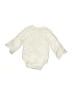 Unbranded 100% Polyester Ivory Long Sleeve Onesie Size 0-3 mo - photo 2