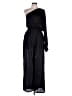 RIVET.UTILITY 100% Polyester Solid Black Jumpsuit Size M - photo 1