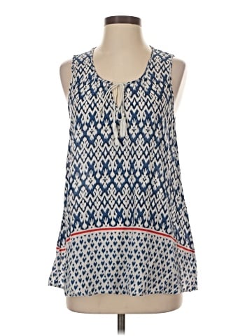 Blue Saks Fifth Avenue Tank Top (view 1)