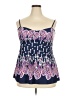 Rose Gal Purple Sleeveless Blouse Size 2X - photo 1
