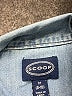 Scoop Blue Long Sleeve Button-Down Shirt Size M - photo 7