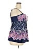 Rose Gal Purple Sleeveless Blouse Size 2X - photo 4
