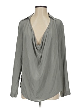 Eileen Fisher Long Sleeve Silk Top