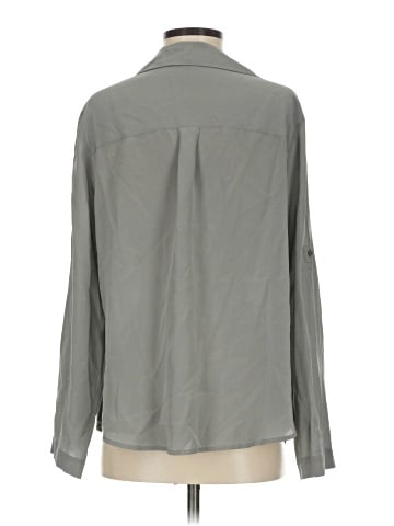 Eileen Fisher Long Sleeve Silk Top (view 2)