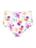Torrid Floral White Purple Swimsuit Bottoms Size 1X Plus (1) - photo 2
