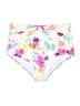Torrid Floral White Purple Swimsuit Bottoms Size 1X Plus (1) - photo 1