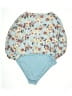 Shein Curve 100% Polyester Blue Bodysuit Size 12 - photo 2