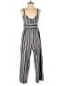 Xhilaration Stripes Gray Jumpsuit Size S - photo 1