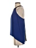 Nell 100% Polyester Blue Sleeveless Blouse Size S - photo 5