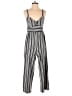 Xhilaration Stripes Gray Jumpsuit Size S - photo 1