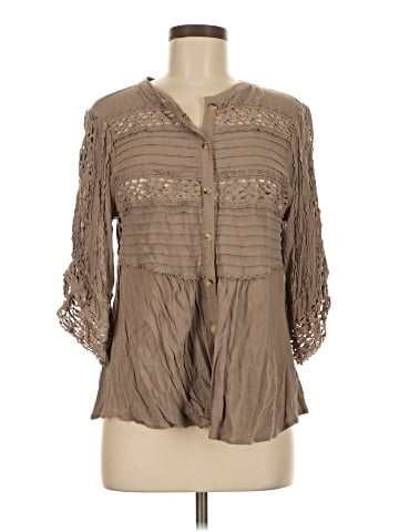 Free People 3/4 Sleeve Blouse (view 1)