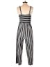 Xhilaration Stripes Gray Jumpsuit Size S - photo 2