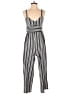 Xhilaration Stripes Gray Jumpsuit Size S - photo 1