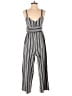 Xhilaration Stripes Gray Jumpsuit Size XS - photo 1