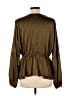 Guess Solid Brown Long Sleeve Blouse Size XL - photo 2