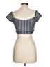 DIXPERFECT Black Short Sleeve Top Size L - photo 2