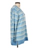 Classic Elements Stripes Blue Pullover Sweater Size L - photo 4
