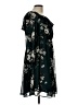 Torrid 100% Polyester Floral Multi Color Black Cocktail Dress Size Lg Plus (0) - photo 4