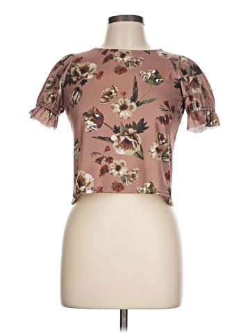 Mia Joy Short Sleeve Blouse (view 1)