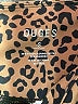 Ouges Animal Print Brown Casual Pants Size S - photo 4