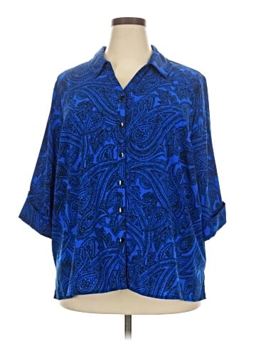 Catherines 3/4 Sleeve Blouse (view 1)