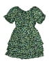 Sequin Hearts Print Green Dress Size 8 - photo 2