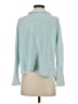 Bucketlist Checkered-gingham Teal Long Sleeve Blouse Size S - photo 2