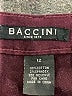 Baccini Solid Burgundy Casual Pants Size 12 - photo 7