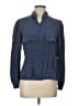 Carlisle Houndstooth Blue Long Sleeve Blouse Size 10 - photo 1