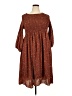 Roolee 100% Polyester Paisley Brown Casual Dress Size XXL - photo 1