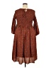 Roolee 100% Polyester Paisley Brown Casual Dress Size XXL - photo 2