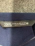 Zara Blue 3/4 Sleeve Button-Down Shirt Size XS - photo 7