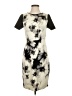 T Tahari 100% Polyester Graphic Gray Cocktail Dress Size 4 - photo 1