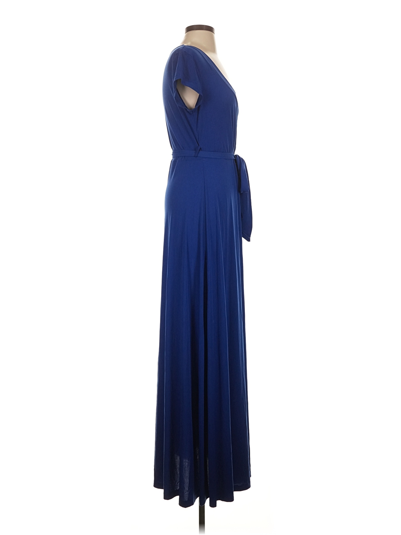 slim fit dress slacks Long Dress with lace detail – Janette Wear main image 1